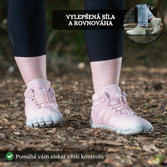 Kasdava Pro -  Protiskluzová a Voděodolná Zimní Barefoot Obuv