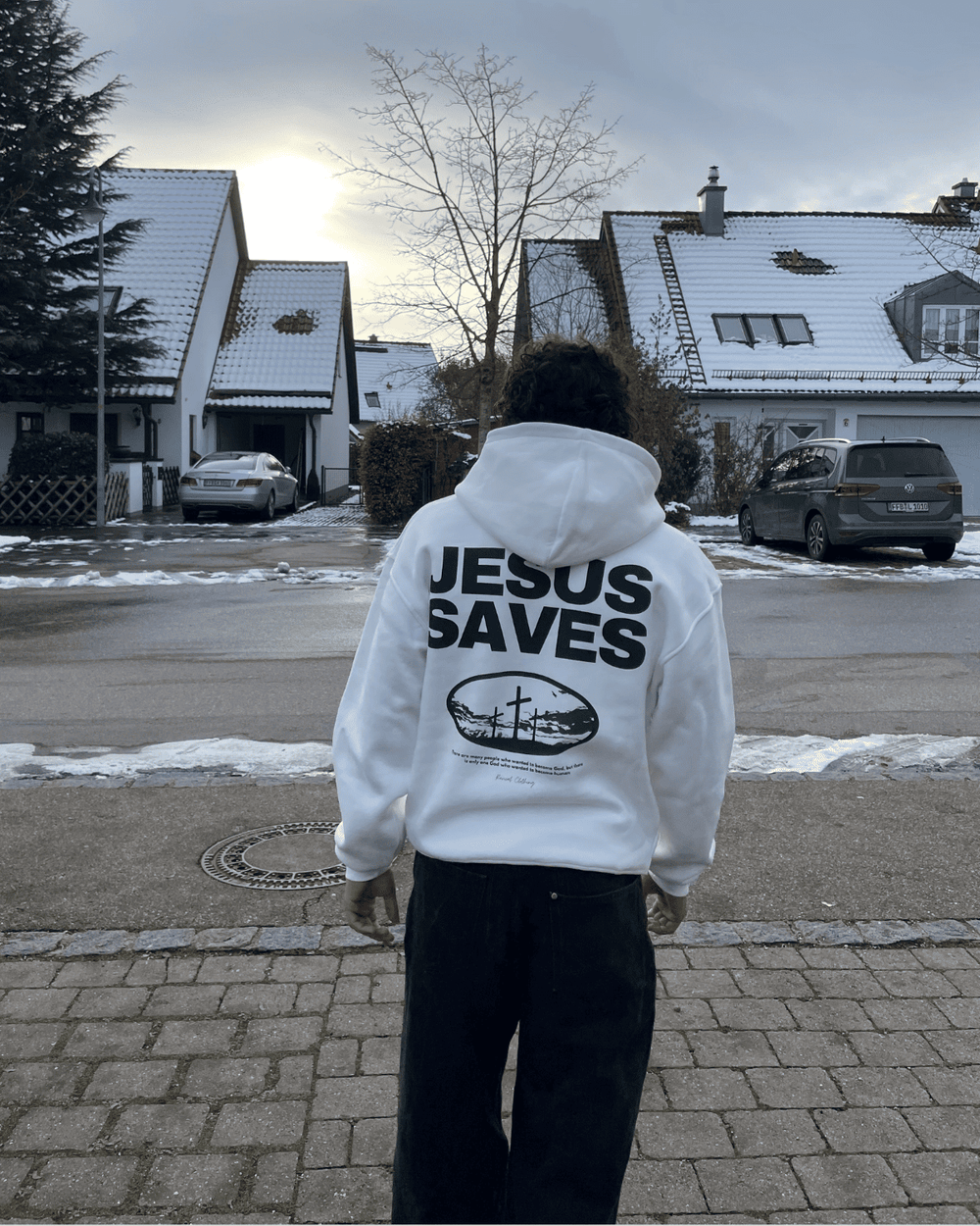 Marv™ Jesus Saves Hoodie